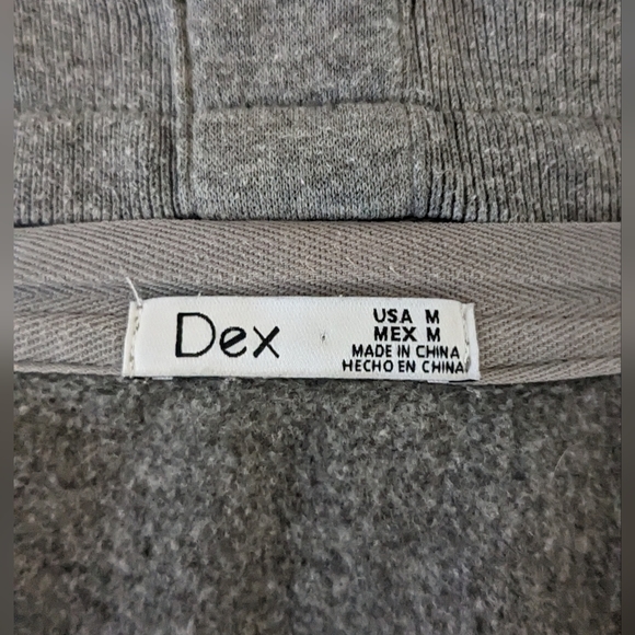Dex Grey Asymmetric Open Front Sweater - Picture 2 of 6